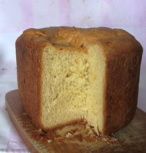 Brioche fatta in casa con macchina del pane
