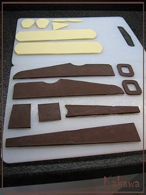 Un aereo di cioccolato