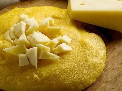 Polenta con pentola a pressione