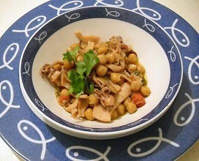 Zuppa di ceci e seppie