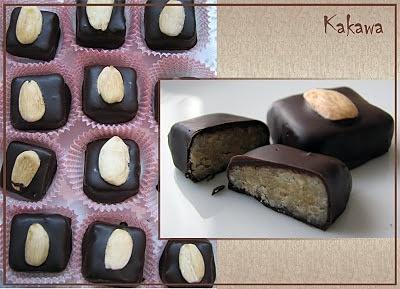 Cioccolatini con mandorle e noci