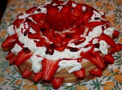 Pan di Spagna alle fragole