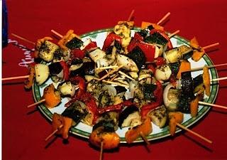 Spiedini di verdure