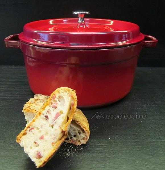 Pane con pancetta sullo Starbook