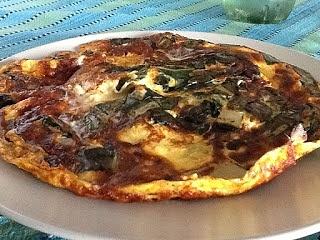 Frittata di bietole e caprino