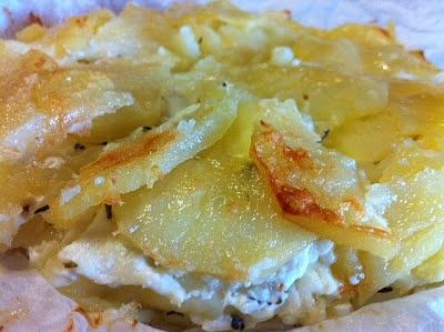 Tortino di patate al timo