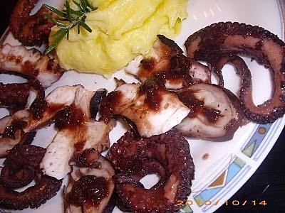 Caracata cu piure de cartofi