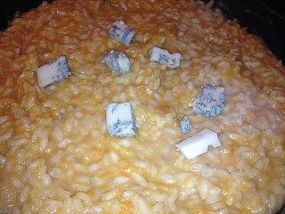 Risotto con zucca e gorgonzola