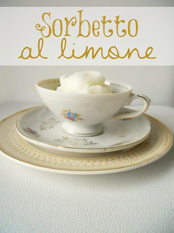 Sorbetto al limone