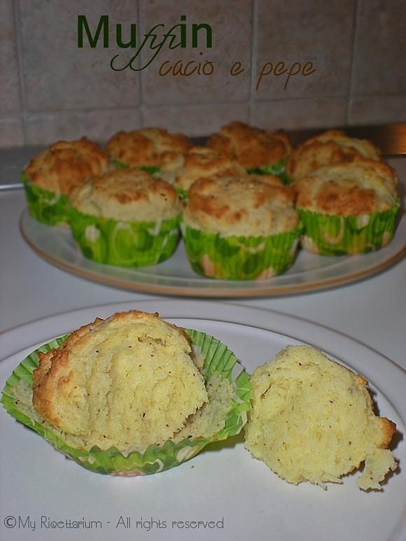 Muffin cacio e pepe
