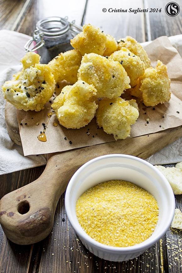 Cavolfiore fritto in pastella con farina di mais