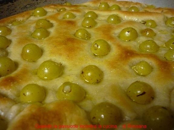 Focaccia dolce all’uva