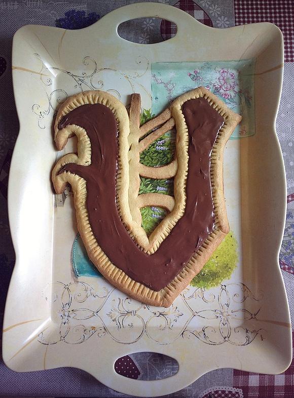 Crostata a forma di v o Torta Vintersorg