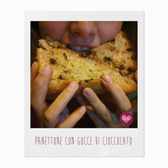 Panettone con gocce di cioccolato