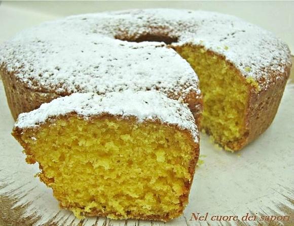Ciambella al cocco e mandarino