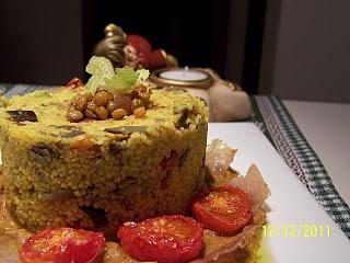 Cous cous multicolor per Natale fortunato e senza confini