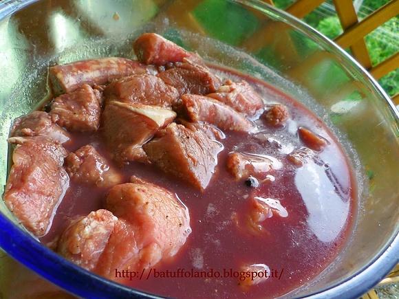 Cinghiale brasato con polenta