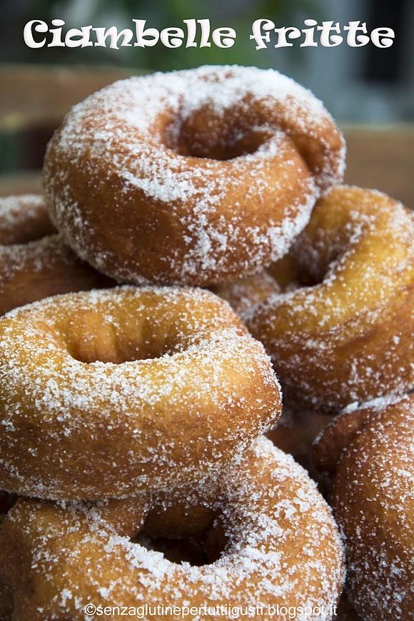 Ciambelle fritte senza glutine