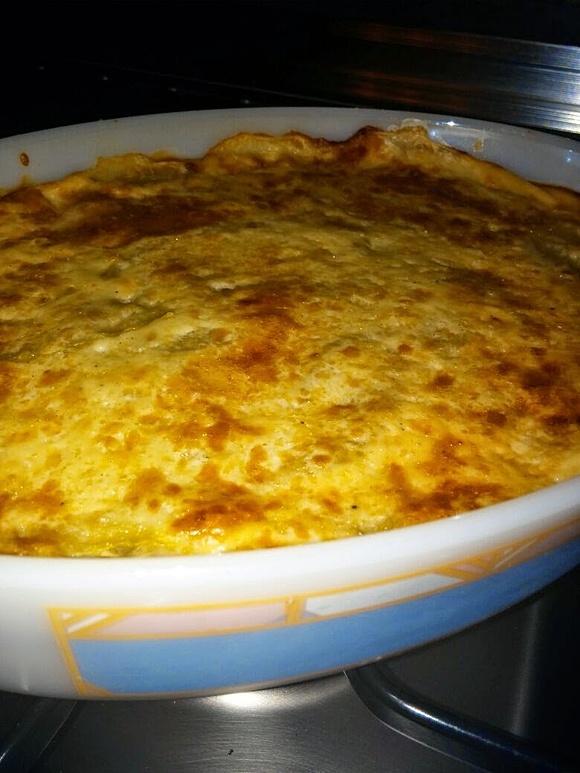 Tortino di zucca spina con scamorza e besciamella