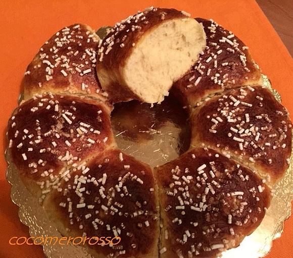 Fiore di pan brioche