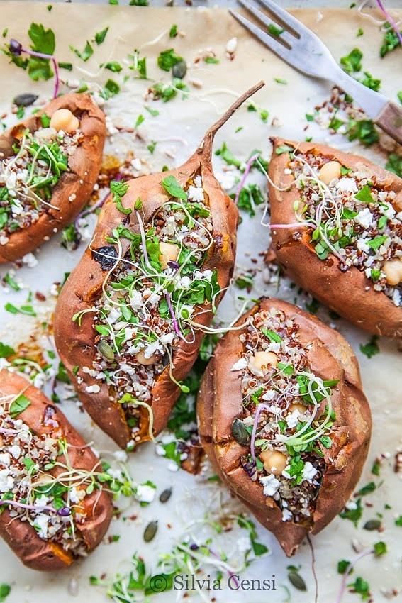 Batate e quinoa