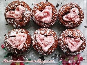 Cupcakes al cioccolato e amarena