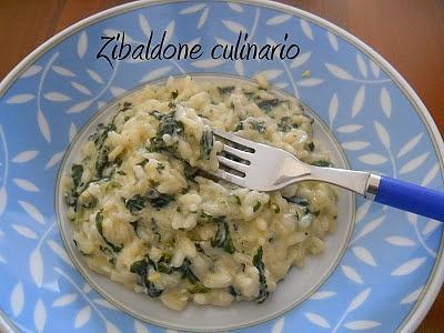 Risotto agli spinaci
