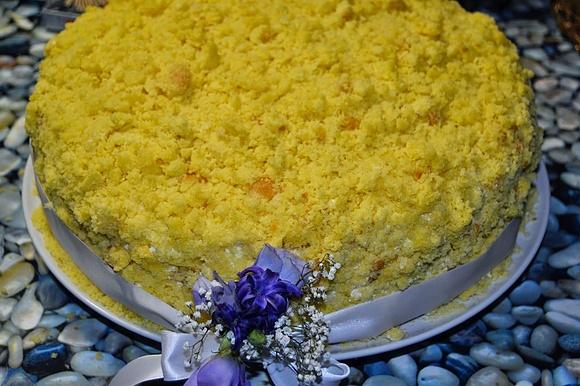 Torta mimosa originale di Iginio Massari