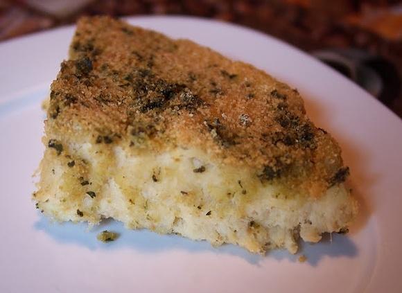 Tortino di baccalà gratinato con patate e limone