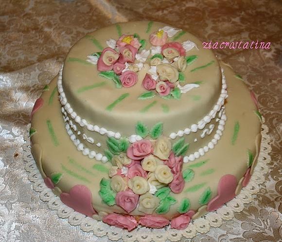 Torta decorata per compleanno della mamma