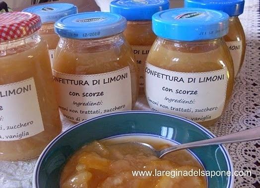 Marmellata di limoni fatta in casa