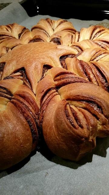 Fiore lievitato alla Nutella