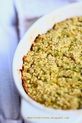 Formato di miglio e zucchine con cuore morbido di robiola