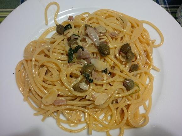 Spaghetti con Tonno Affumicato