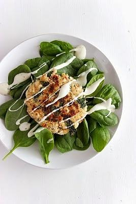 Burger di fagioli e spinaci
