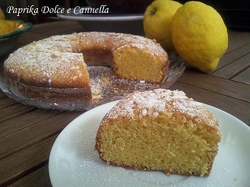 Ciambella all’arancia con farina di polenta senza lievito