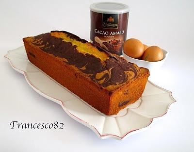 Plum-cake variegato al cacao di Luca Montersino