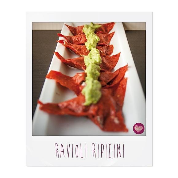 Ravioli ripieni crudi