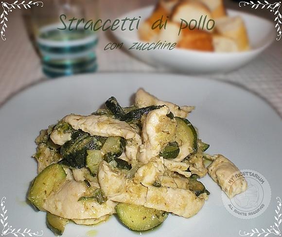 Straccetti di pollo con zucchine