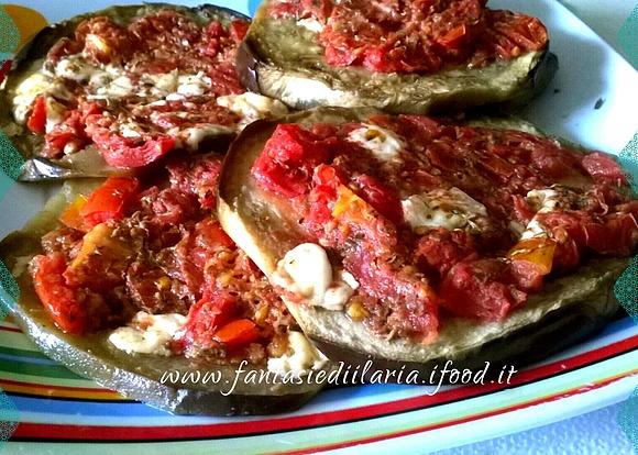 Pizzette di melanzana