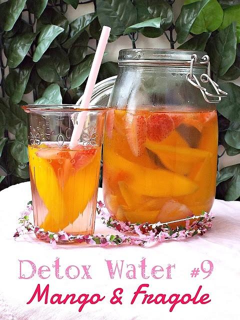 Mango e fragole infuso detox