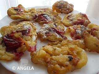 Placuszki ze śliwkami - Plum pancakes - Le crepes con prugne