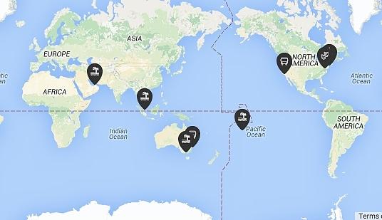 Delizie calde per un viaggio del mondo