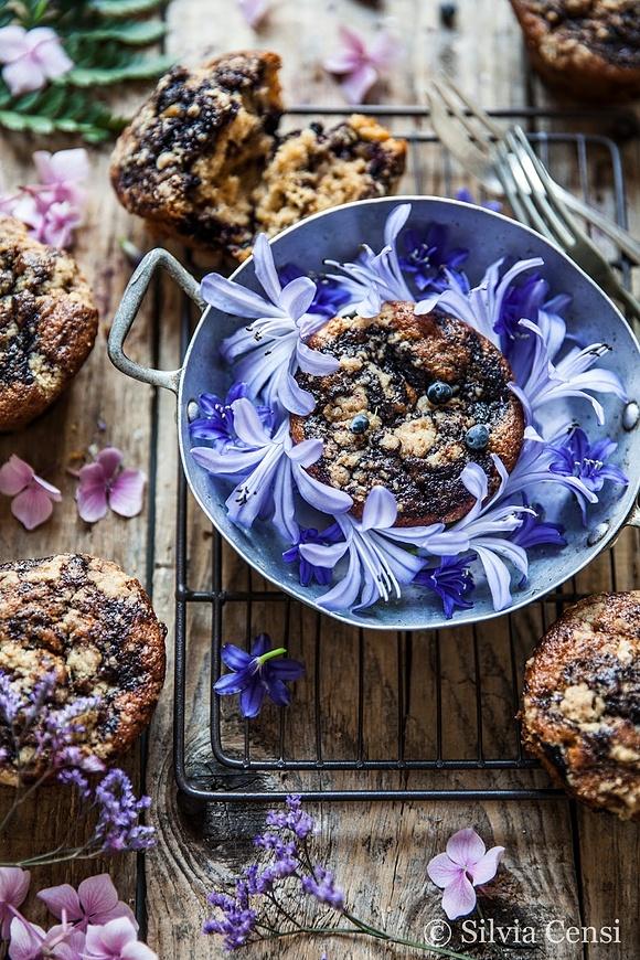Blueberry Swirl Muffins