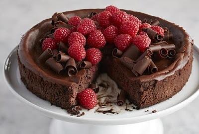 Cheesecake lamponi e cioccolato
