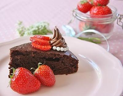Torta al cioccolato fondente