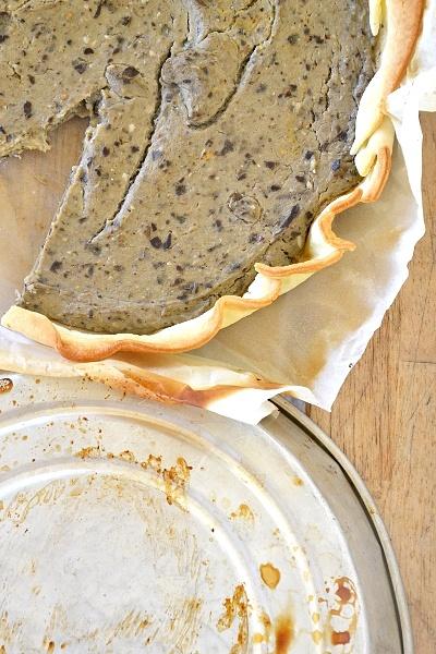 Torta salata alla crema di melanzane