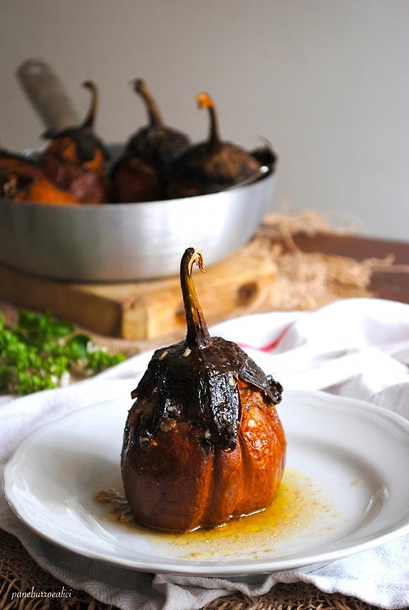 Melanzane ripiene di carne