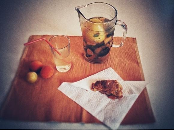 Merenda dei vacanzieri a casa