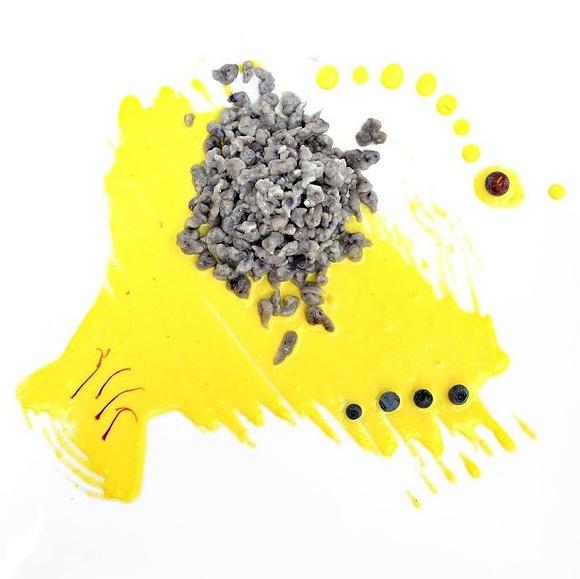 Blueberry spätzle al gran mugello con zafferano